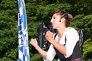 Katharina Mayer, die neue Tanzmeisterin gab Gas...(Foto: MartiN Schmitz)